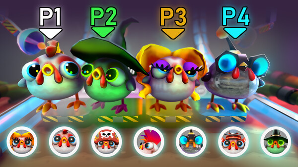 Chickenoidz Super Party screenshot 2