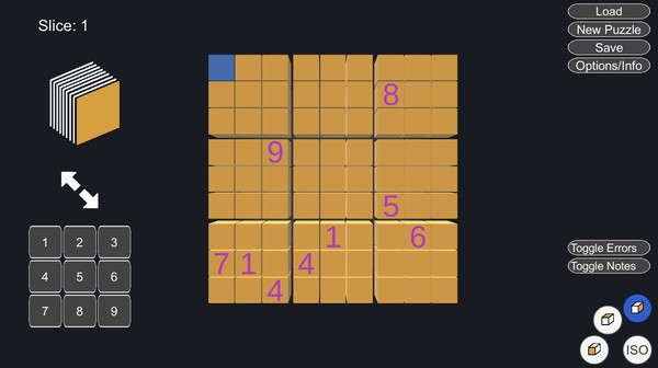 Sudoqube screenshot 2