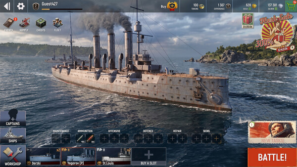 Navy War: Battleship Games screenshot 2