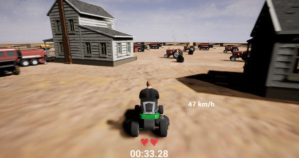Lawnmower game: Mortal Race screenshot 6