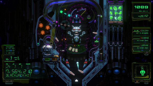 XENOTILT: HOSTILE PINBALL ACTION screenshot 2
