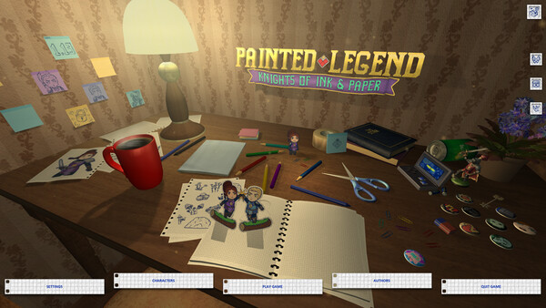 Painted Legend: Knights of Ink & Paper screenshot 1