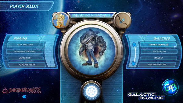 Galactic Bowling screenshot 2