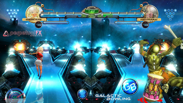 Galactic Bowling screenshot 1