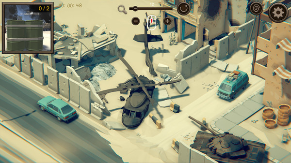 Hidden Desert War Top-Down 3D screenshot 1