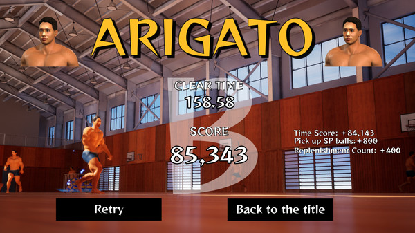 A game that saves the muscles caught in the ceiling of the gymnasium screenshot 5