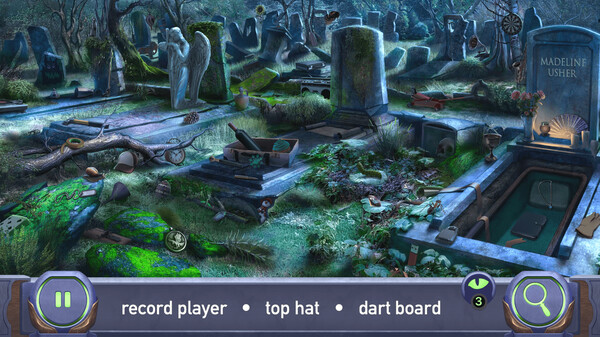 Edgar Poe: Hidden Objects screenshot 3