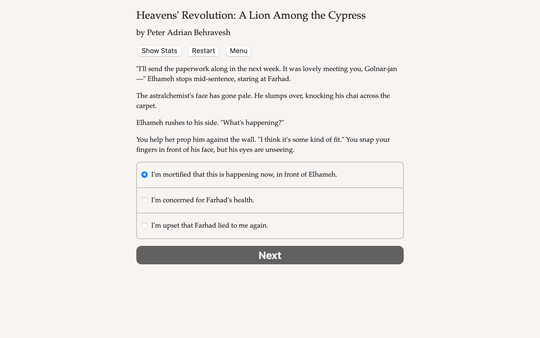 Heavens' Revolution: A Lion Among the Cypress screenshot 2