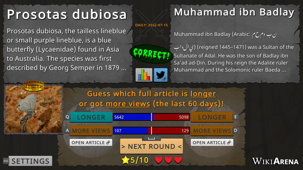 WikiArena screenshot 4