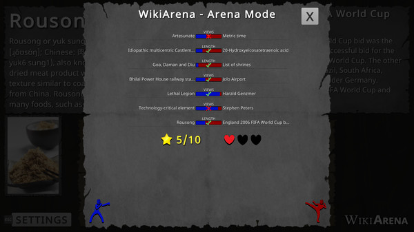 WikiArena screenshot 3