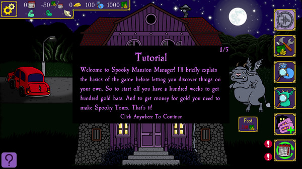 Spooky Mansion Manager screenshot 1