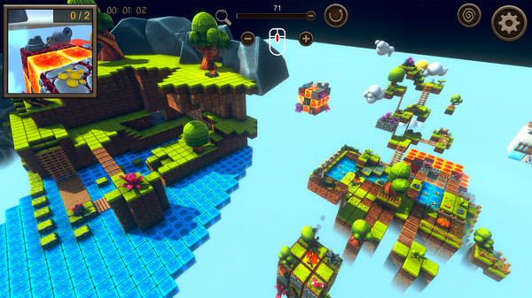 Hidden Cube World Top-Down 3D screenshot 1