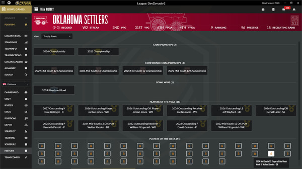 Draft Day Sports: College Football 2023 screenshot 1