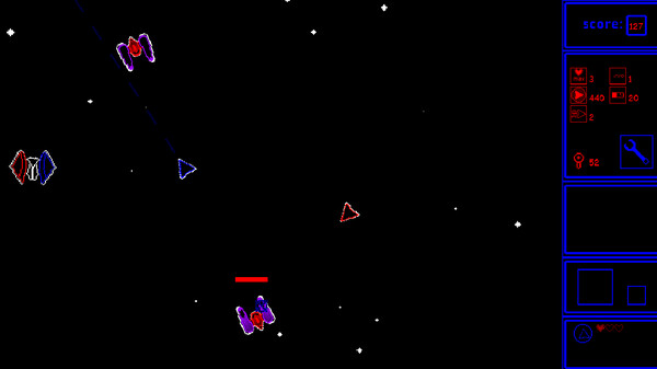 Asteroids and more asteroids screenshot 2