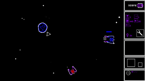 Asteroids and more asteroids screenshot 1