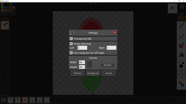 Retro Sketch - Pixel Art & Animation screenshot 7