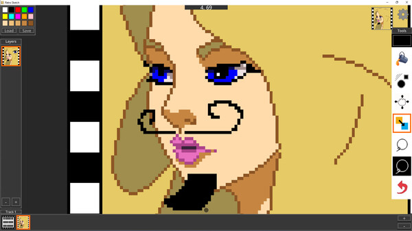 Retro Sketch - Pixel Art & Animation screenshot 2