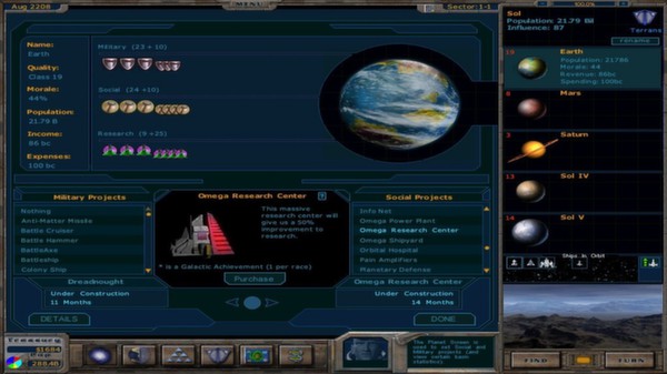 Galactic Civilizations I: Ultimate Edition screenshot 7