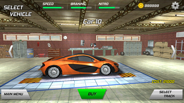 Drift racing car screenshot 1