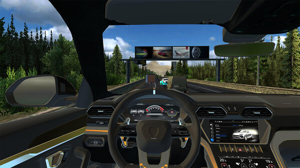 Car Racing Highway Driving Simulator, real parking driver sim speed traffic deluxe 2023 screenshot 2