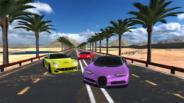 Car Racing Highway Driving Simulator, real parking driver sim speed traffic deluxe 2023 screenshot 4