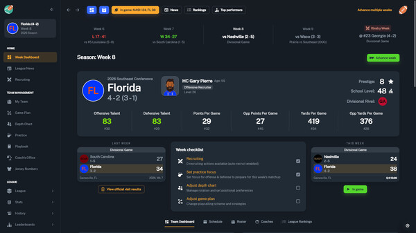 Football Coach: College Dynasty screenshot 4