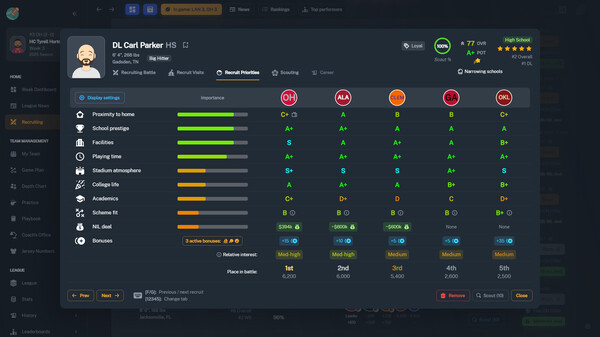 Football Coach: College Dynasty screenshot 7
