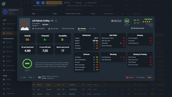 Football Coach: College Dynasty screenshot 3