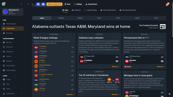 Football Coach: College Dynasty screenshot 6