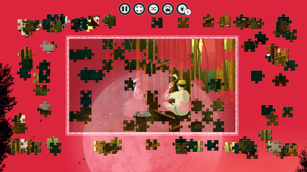 The Villager and the Werewolf - A jigsaw puzzle tale screenshot 6