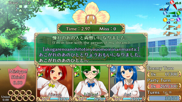 Students of Light Bonds - Typing RPG with Character Creation - screenshot 2