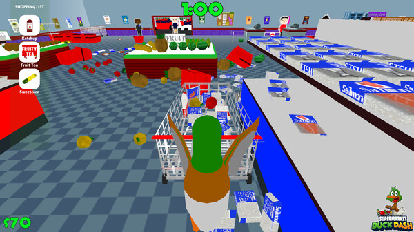 Supermarket Duck Dash screenshot 1