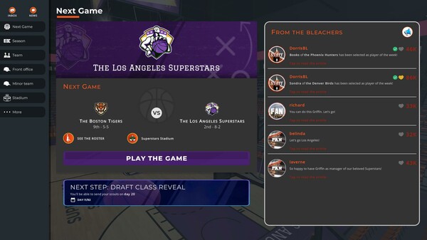 Astonishing Basketball Manager screenshot 2
