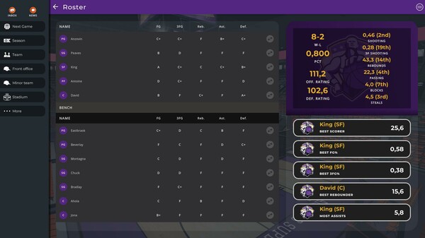 Astonishing Basketball Manager screenshot 7