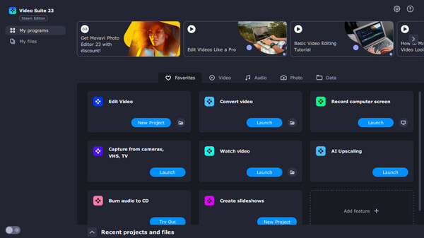 Movavi Video Suite 2023 Steam Edition - An all-in-one video maker: an editor, converter, screen recorder, and more! screenshot 2