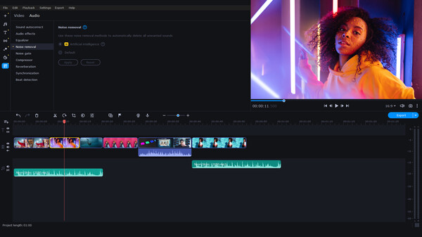 Movavi Video Suite 2023 Steam Edition - An all-in-one video maker: an editor, converter, screen recorder, and more! screenshot 1