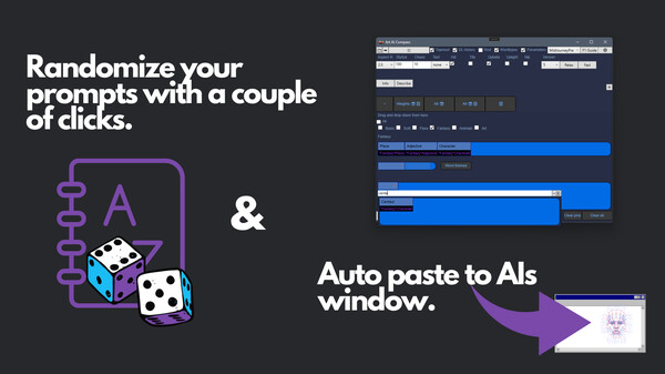 Art AI Compass: Prompt Randomizer & Manager screenshot 1