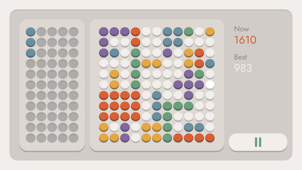 Dots in line screenshot 1