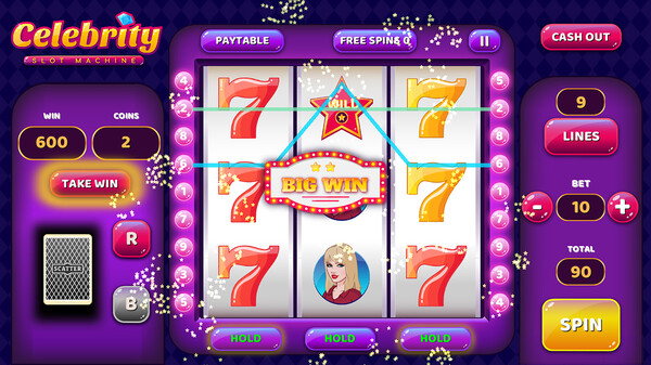Celebrity Slot Machine screenshot 4