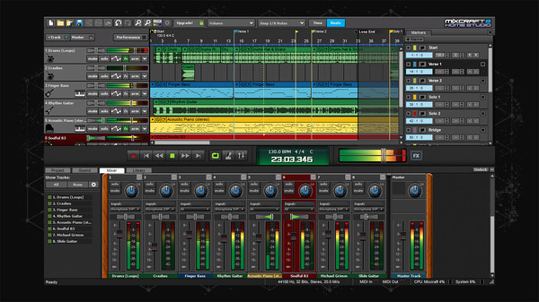 Mixcraft 8 Home Studio screenshot 1
