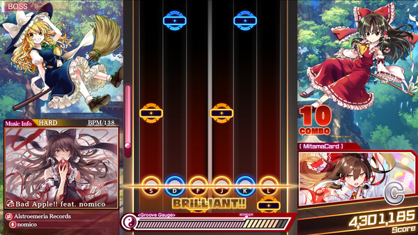 Touhou Danmaku Kagura Phantasia Lost screenshot 1