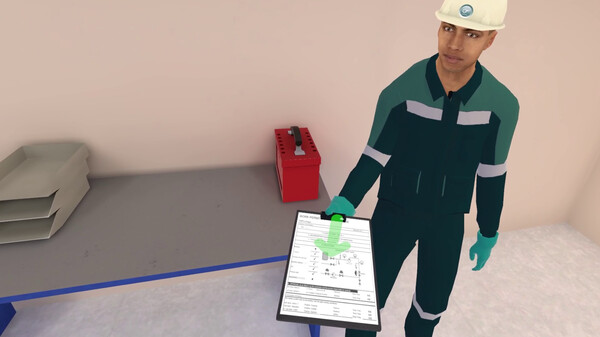 Maintenance Safety (Pipes and Acids) VR Training screenshot 2