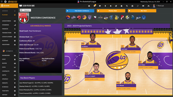 Draft Day Sports: Pro Basketball 2023 screenshot 5