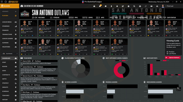 Draft Day Sports: Pro Basketball 2023 screenshot 10