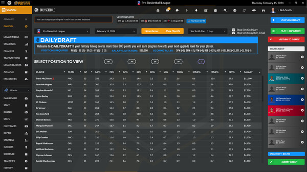 Draft Day Sports: Pro Basketball 2023 screenshot 9