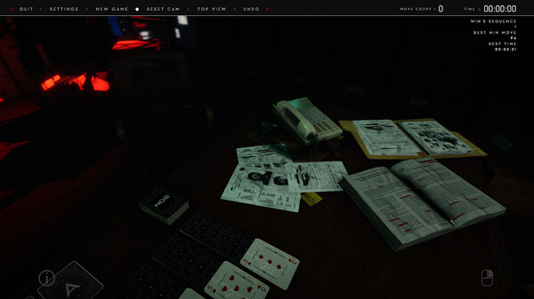 Thematic Solitaire: Noir screenshot 2