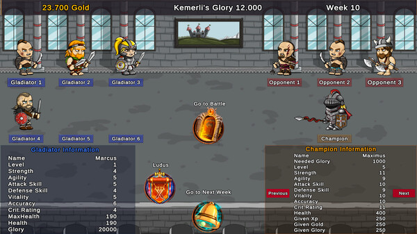 Gladiators and Glory screenshot 3