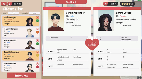Matchmaker Agency screenshot 2