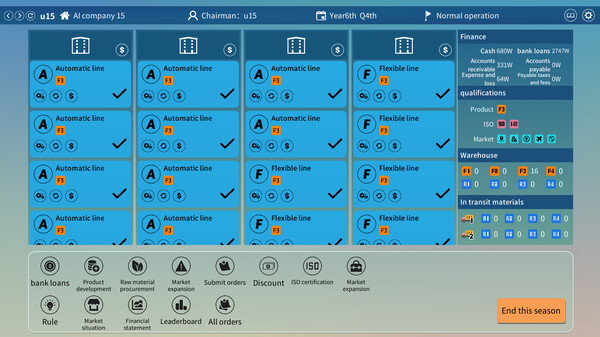 Business War: ERP Sandbox Simulation screenshot 1
