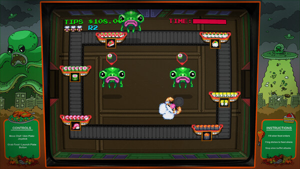 Digital Eclipse Arcade: Invasion of the Buffet Snatchers screenshot 5
